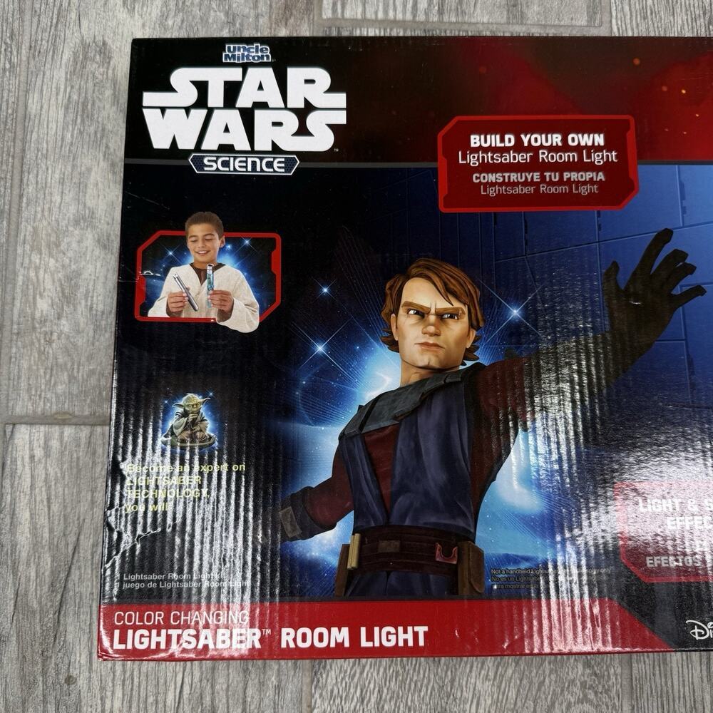 Star Wars Science Multicolor Lightsaber Room Light 29" LED Color Changing - Picture 2 of 5